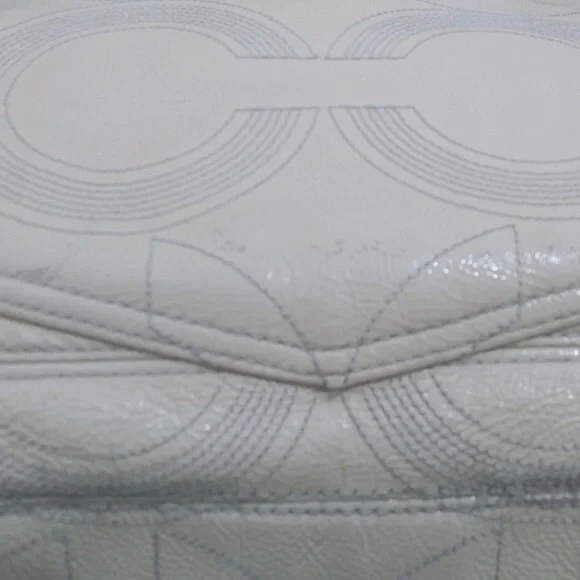 Coach - Yellow Leather & Canvas Diaper/Tote Bag - Picture 11 of 11